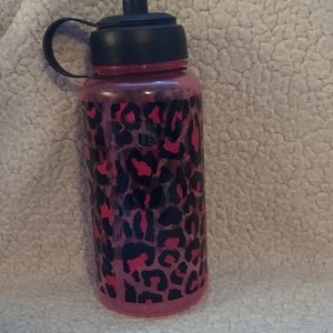 Pink water bottle